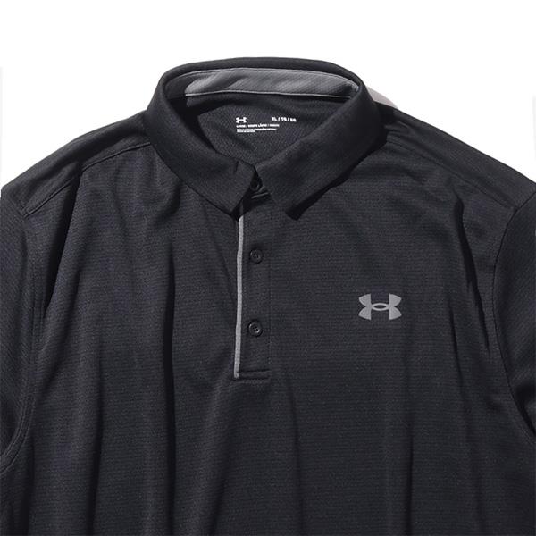 大きいサイズ メンズ UNDER ARMOUR アンダーアーマー 半袖 ゴルフ ポロシャツ TECH POLO USA直輸入 1290140-001