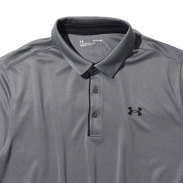 大きいサイズ メンズ UNDER ARMOUR アンダーアーマー 半袖 ゴルフ ポロシャツ TECH POLO USA直輸入 1290140-040