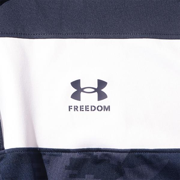 大きいサイズ メンズ UNDER ARMOUR アンダーアーマー 半袖 切替 ゴルフ ポロシャツ Freedom Playoff 3.0 Polo USA直輸入 1377373-410