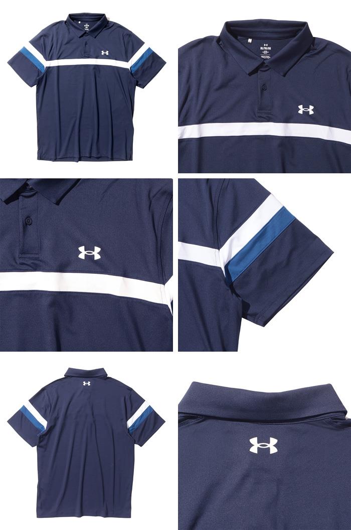 大きいサイズ メンズ UNDER ARMOUR アンダーアーマー 半袖 ゴルフ ポロシャツ USA直輸入 1377379-410