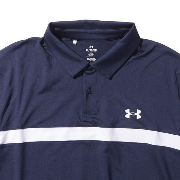 大きいサイズ メンズ UNDER ARMOUR アンダーアーマー 半袖 ゴルフ ポロシャツ USA直輸入 1377379-410