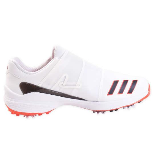 大きいサイズ メンズ adidas golf ゴルフ シューズ ゼッドジー23ボア ホワイト × コアブラック × セミソーラーレッド 1240-3200-1 30.5 31.5 32.5