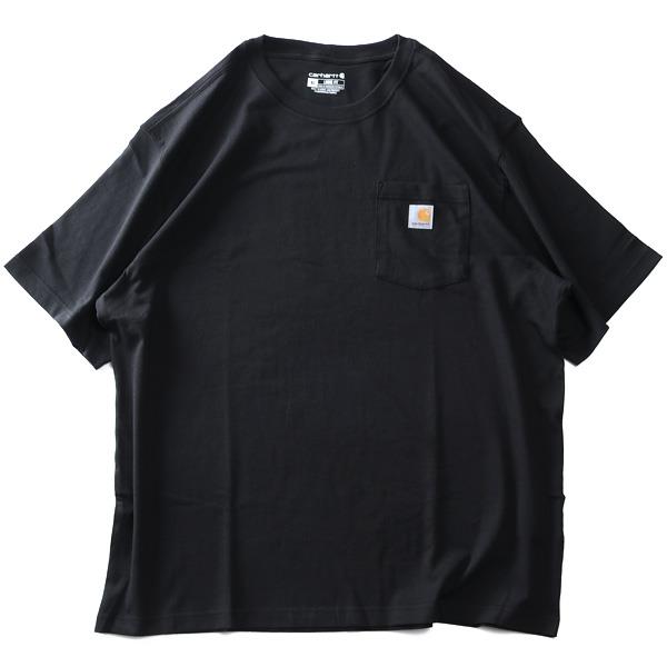 大きいサイズ メンズ CARHARTT カーハート ルーズフィット ヘヴィーウェイト ポケット付き 半袖 Tシャツ USA直輸入 k87