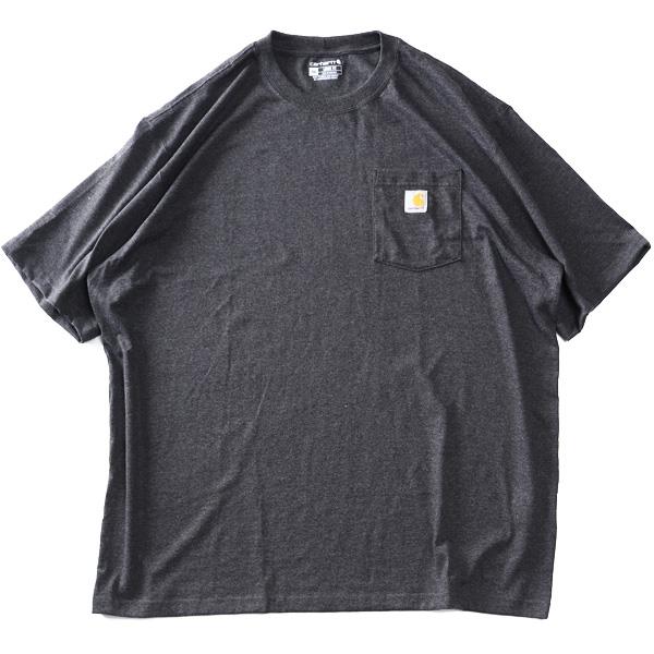 大きいサイズ メンズ CARHARTT カーハート ルーズフィット ヘヴィーウェイト ポケット付き 半袖 Tシャツ USA直輸入 k87