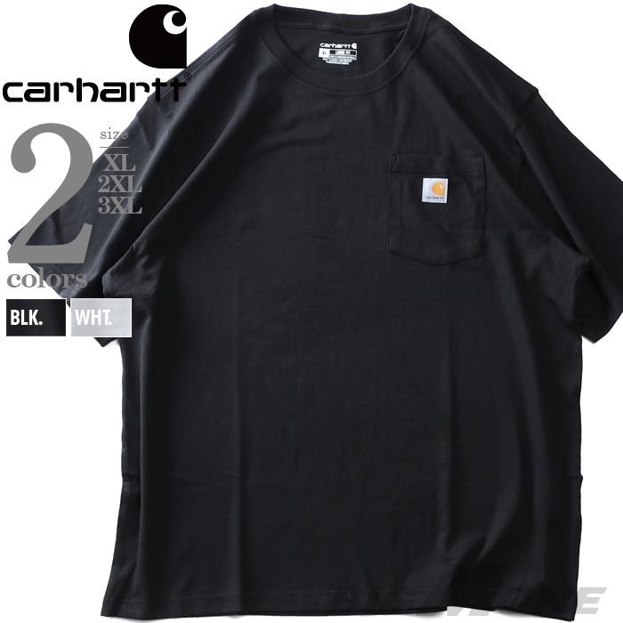 大きいサイズ メンズ CARHARTT カーハート ルーズフィット ヘヴィーウェイト ポケット付き 半袖 Tシャツ USA直輸入 k87
