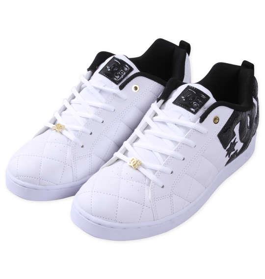 大きいサイズ メンズ DCSHOES スニーカー ALLIANCE SE SN ホワイト × ブラックプリント 1240-3323-1 30 31 32