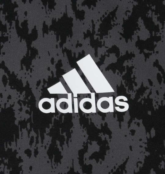 大きいサイズ メンズ adidas 総柄 ウォームアップ ジャケット カーボン 1276-3312-1 3XO 4XO 5XO 6XO 7XO 8XO