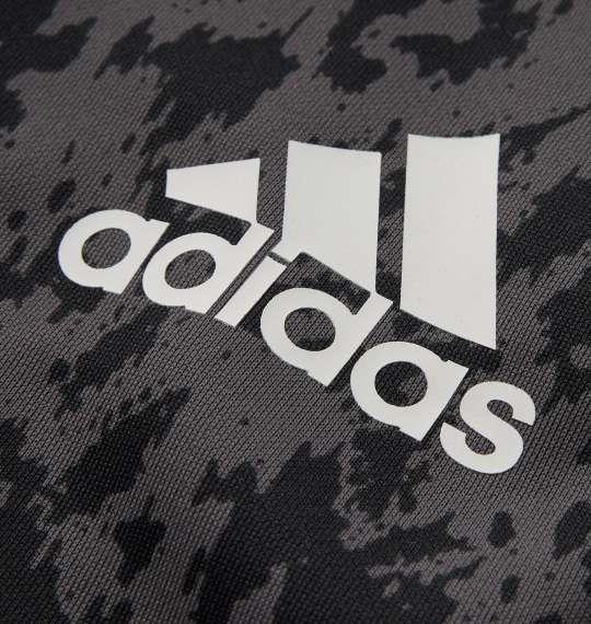 大きいサイズ メンズ adidas 総柄 ウォームアップ パンツ カーボン 1276-3313-1 3XO 4XO 5XO 6XO 7XO 8XO