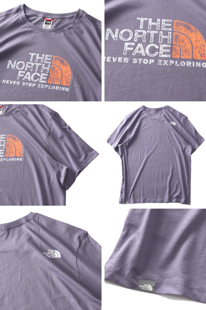 大きいサイズ メンズ THE NORTH FACE ノースフェイス プリント 半袖 Tシャツ RUST TEE USA直輸入 nf0a4m68-iwa