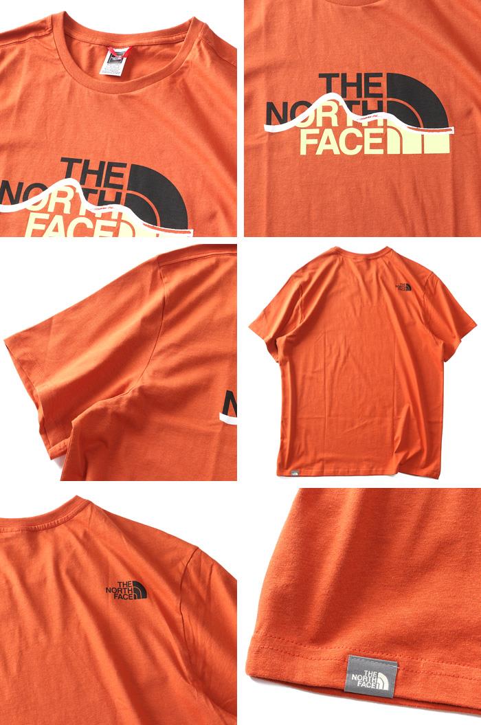 大きいサイズ メンズ THE NORTH FACE ノースフェイス プリント 半袖 Tシャツ MOUNTAIN LINE TEE USA直輸入 nf0a7x1n-iwr