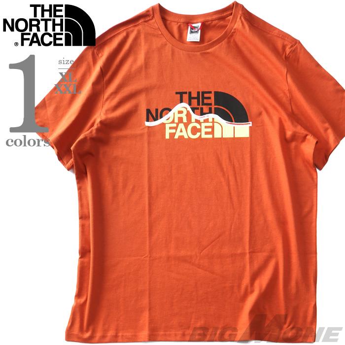 【bb0623】大きいサイズ メンズ THE NORTH FACE ノースフェイス プリント 半袖 Tシャツ MOUNTAIN LINE TEE USA直輸入 nf0a7x1n-iwr