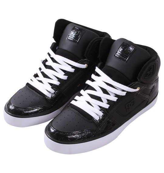 大きいサイズ メンズ DCSHOES スニーカー PURE HIGH-TOP WC SE SN ブラック × ホワイト × ブラックプリント 1240-3322-2 30 31 32