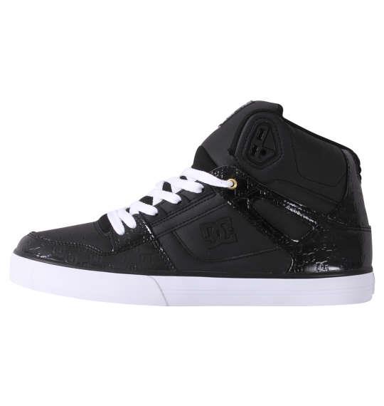 大きいサイズ メンズ DCSHOES スニーカー PURE HIGH-TOP WC SE SN ブラック × ホワイト × ブラックプリント 1240-3322-2 30 31 32