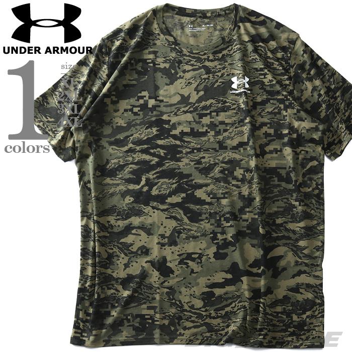 大きいサイズ メンズ UNDER ARMOUR アンダーアーマー 迷彩柄 半袖 Tシャツ カモフラ柄 ABC CAMO USA直輸入 1357727-001