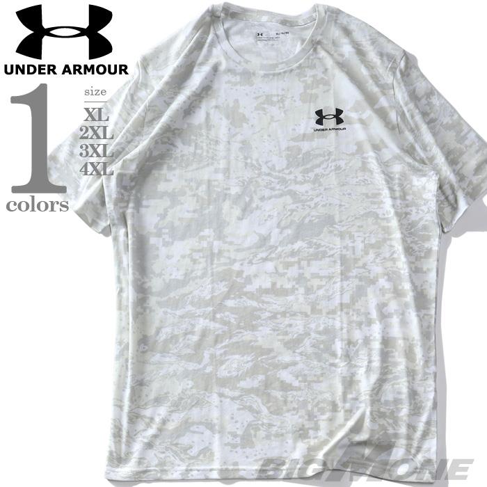 大きいサイズ メンズ UNDER ARMOUR アンダーアーマー 迷彩柄 半袖 Tシャツ カモフラ柄 ABC CAMO USA直輸入 1357727-100