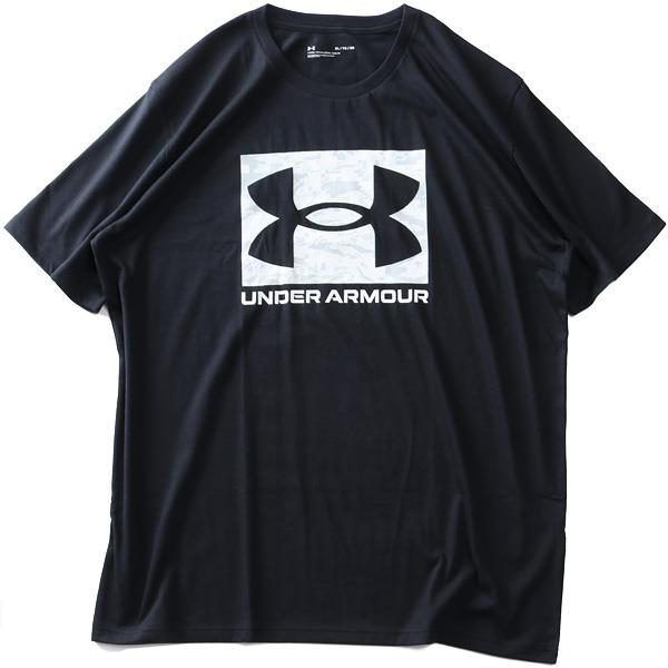 大きいサイズ メンズ UNDER ARMOUR アンダーアーマー ロゴプリント 半袖 Tシャツ ABC CAMO BOXED LOGO USA直輸入 1361673-001