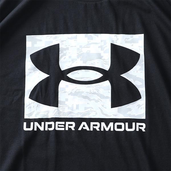 大きいサイズ メンズ UNDER ARMOUR アンダーアーマー ロゴプリント 半袖 Tシャツ ABC CAMO BOXED LOGO USA直輸入 1361673-001