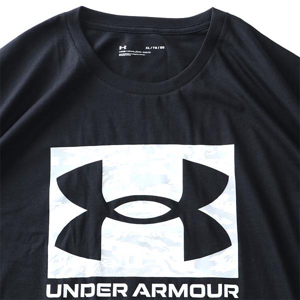 大きいサイズ メンズ UNDER ARMOUR アンダーアーマー ロゴプリント 半袖 Tシャツ ABC CAMO BOXED LOGO USA直輸入 1361673-001