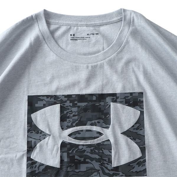 大きいサイズ メンズ UNDER ARMOUR アンダーアーマー ロゴプリント 半袖 Tシャツ ABC CAMO BOXED LOGO USA直輸入 1361673-011