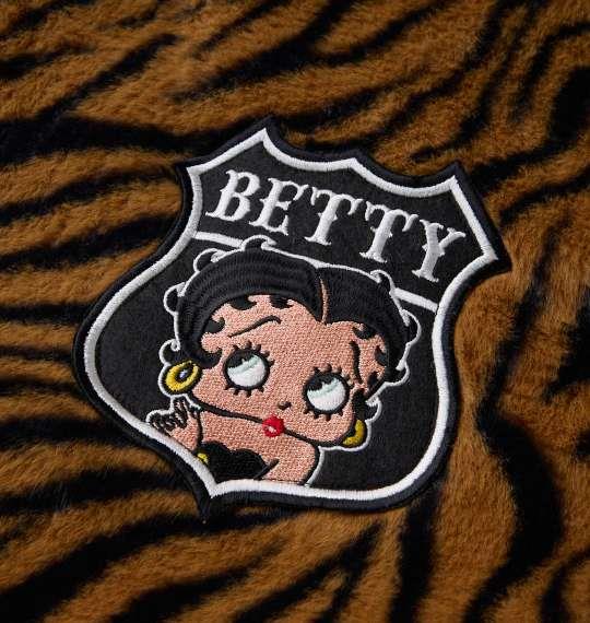 大きいサイズ メンズ BETTY BOOP フェイクファー フルジップ パーカー ジャケット タイガー 1278-3622-2 3L 4L 5L 6L