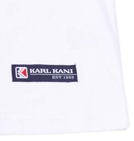 大きいサイズ メンズ KARL KANI 天竺 長袖 Tシャツ ホワイト 1278-3365-1 3L 4L 5L 6L 8L