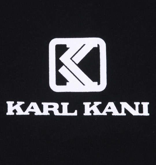 【max8】大きいサイズ メンズ KARL KANI 天竺 長袖 Tシャツ ブラック 1278-3365-2 3L 4L 5L 6L 8L