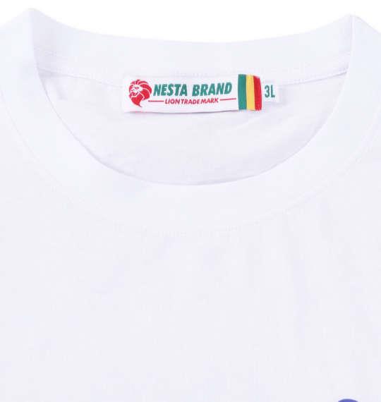 大きいサイズ メンズ NESTA BRAND 天竺 長袖 Tシャツ ホワイト 1278-3390-1 3L 4L 5L 6L 8L