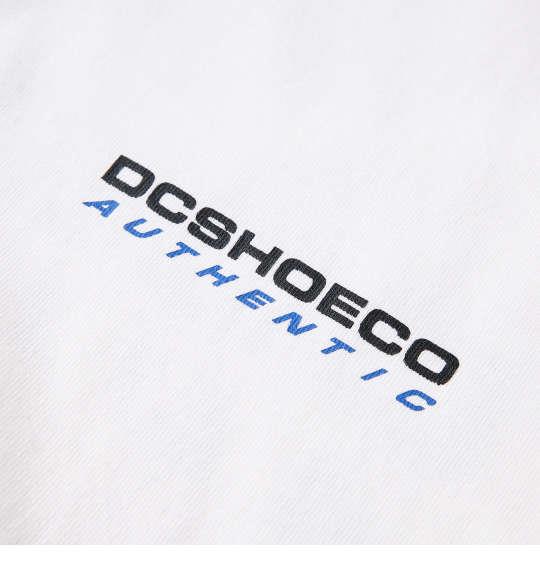 大きいサイズ メンズ DCSHOES 23AUTHENTIC OBLIQUE LOGO 長袖 Tシャツ ホワイト 1278-3630-1 3L 4L 5L 6L