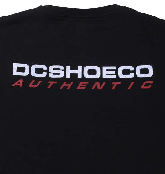 大きいサイズ メンズ DCSHOES 23AUTHENTIC OBLIQUE LOGO 長袖 Tシャツ ブラック 1278-3630-2 3L 4L 5L 6L