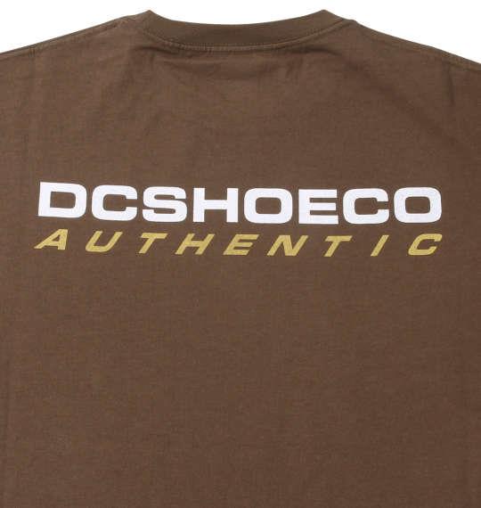 大きいサイズ メンズ DCSHOES 23AUTHENTIC OBLIQUE LOGO 長袖 Tシャツ ブラウン 1278-3630-3 3L 4L 5L 6L