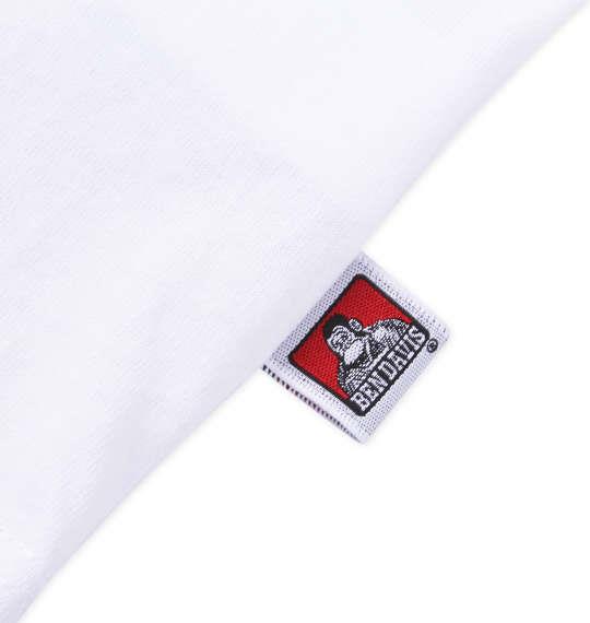 大きいサイズ メンズ BEN DAVIS スプレーゴリラ ポケット付 長袖 Tシャツ ホワイト 1278-3660-1 3L 4L 5L 6L