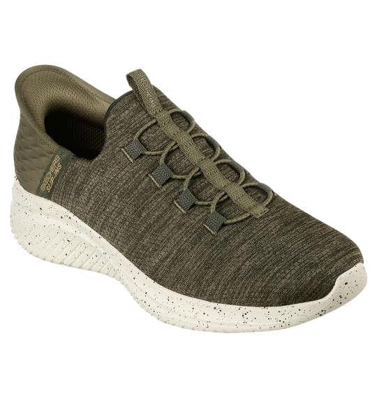 大きいサイズ メンズ SKECHERS スニーカー SKECHERS SLIP-INS ULTRA FLEX 3.0-RIGHT AWAY オリーブ 1240-3345-1 30 31 32