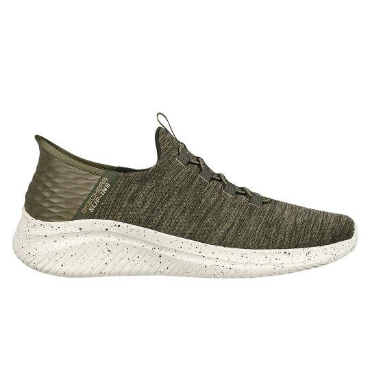 大きいサイズ メンズ SKECHERS スニーカー SKECHERS SLIP-INS ULTRA FLEX 3.0-RIGHT AWAY オリーブ 1240-3345-1 30 31 32