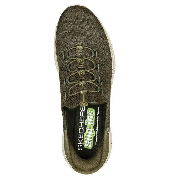 大きいサイズ メンズ SKECHERS スニーカー SKECHERS SLIP-INS ULTRA FLEX 3.0-RIGHT AWAY オリーブ 1240-3345-1 30 31 32