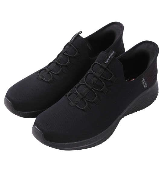 大きいサイズ メンズ SKECHERS スニーカー SKECHERS SLIP-INS ULTRA FLEX 3.0-RIGHT AWAY ブラック 1240-3345-2 30 31 32