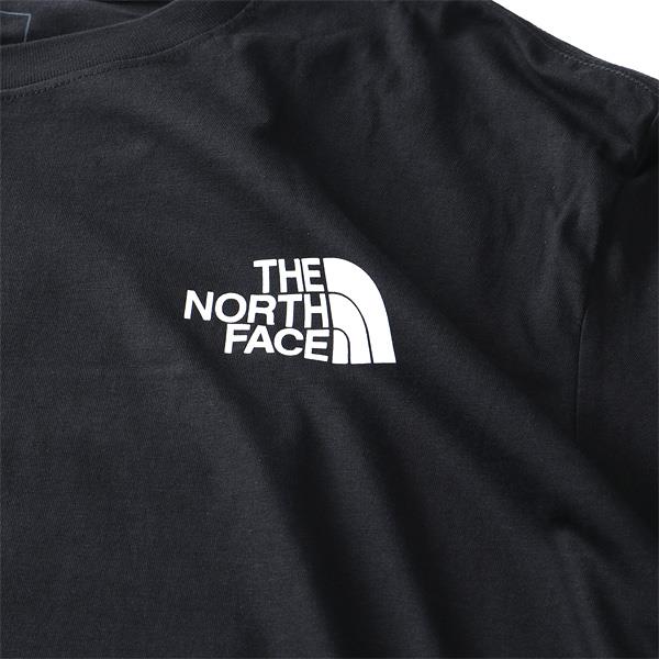 【AS1006】大きいサイズ メンズ THE NORTH FACE ノースフェイス プリント 長袖 Tシャツ BOX NSE TEE USA直輸入 nf0a811n-ky4