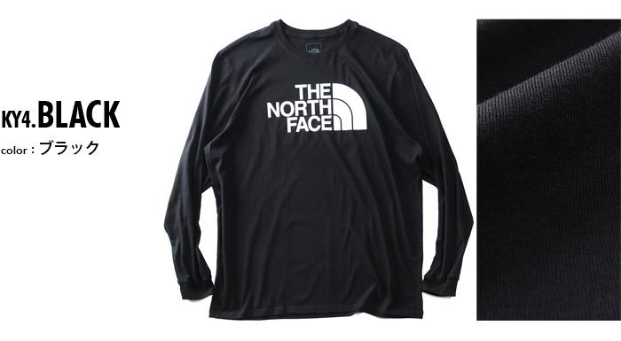 【AS1006】大きいサイズ メンズ THE NORTH FACE ノースフェイス プリント 長袖 Tシャツ HALF DOME TEE USA直輸入 nf0a811o-ky4