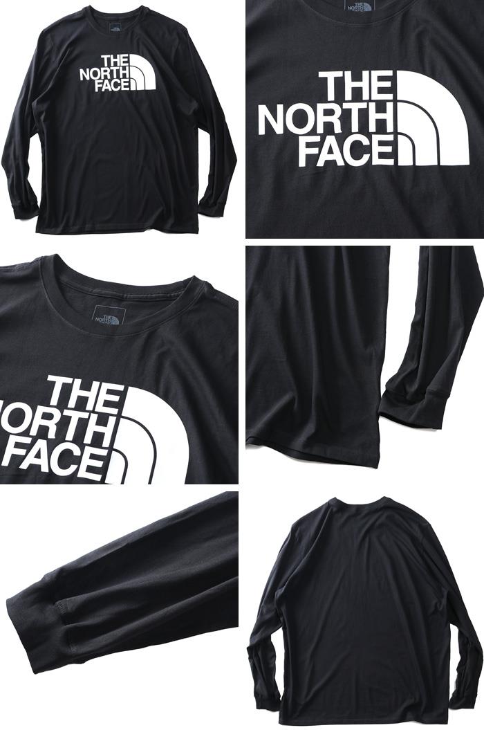 【AS1006】大きいサイズ メンズ THE NORTH FACE ノースフェイス プリント 長袖 Tシャツ HALF DOME TEE USA直輸入 nf0a811o-ky4