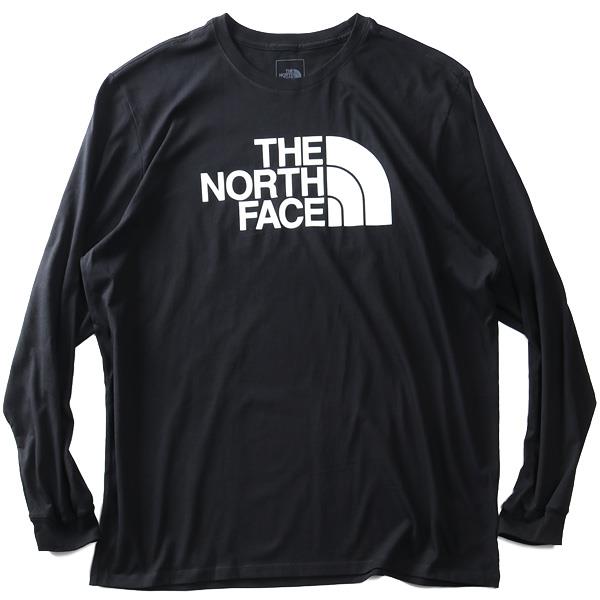 【AS1006】大きいサイズ メンズ THE NORTH FACE ノースフェイス プリント 長袖 Tシャツ HALF DOME TEE USA直輸入 nf0a811o-ky4