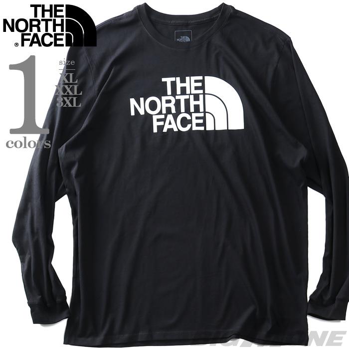 【AS1006】大きいサイズ メンズ THE NORTH FACE ノースフェイス プリント 長袖 Tシャツ HALF DOME TEE USA直輸入 nf0a811o-ky4