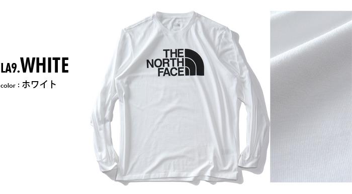 【AS1006】大きいサイズ メンズ THE NORTH FACE ノースフェイス プリント 長袖 Tシャツ HALF DOME TEE USA直輸入 nf0a811o-la9