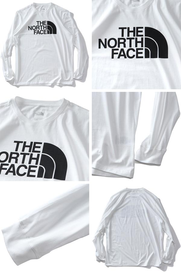 【AS1006】大きいサイズ メンズ THE NORTH FACE ノースフェイス プリント 長袖 Tシャツ HALF DOME TEE USA直輸入 nf0a811o-la9