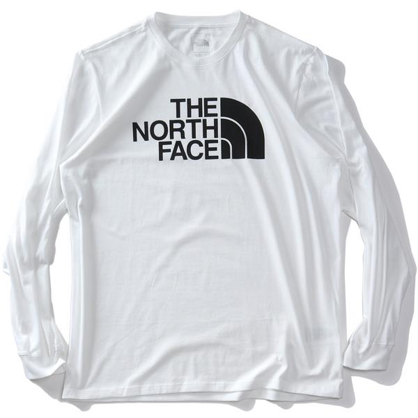 【AS1006】大きいサイズ メンズ THE NORTH FACE ノースフェイス プリント 長袖 Tシャツ HALF DOME TEE USA直輸入 nf0a811o-la9