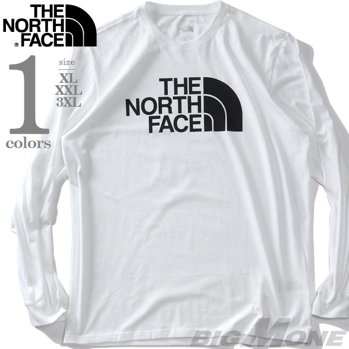 【AS1006】大きいサイズ メンズ THE NORTH FACE ノースフェイス プリント 長袖 Tシャツ HALF DOME TEE USA直輸入 nf0a811o-la9