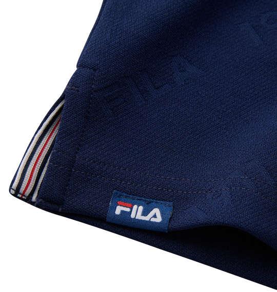 大きいサイズ メンズ FILA GOLF 半袖 シャツ + インナー セット ネイビー × ホワイト 1278-3320-1 3L 4L 5L 6L