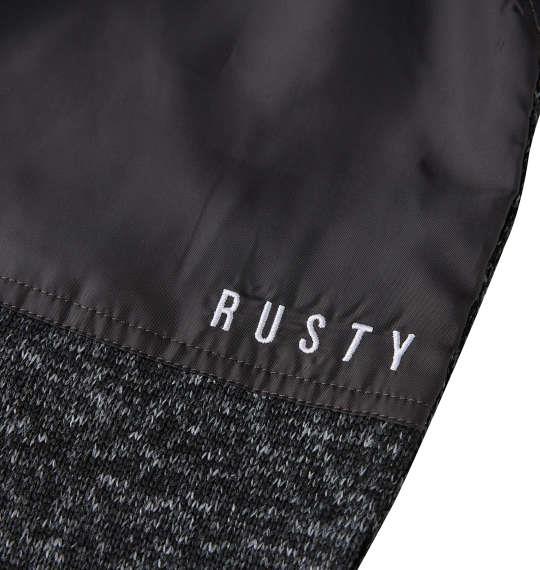 大きいサイズ メンズ RUSTY ニット フリース パンツ チャコールグレー杢 1274-3305-2 3L 4L 5L 6L 8L