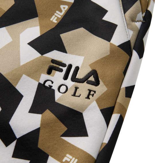 大きいサイズ メンズ FILA GOLF カモフラプリント ボンディング パンツ ブラウン 1274-3331-1 100 105 110 115 120