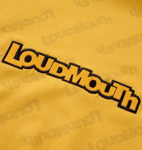 大きいサイズ メンズ LOUDMOUTH 裏起毛 スムース ライト モックネック 長袖 シャツ イエロー 1278-3325-1 3L 4L 5L 6L