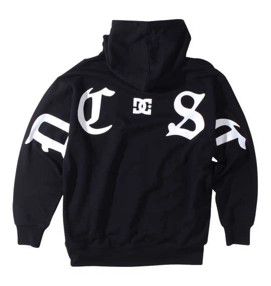 大きいサイズ メンズ DCSHOES 23BIG OE BACK LOGO フルジップ パーカー ブラック 1278-3631-2 3L 4L 5L 6L