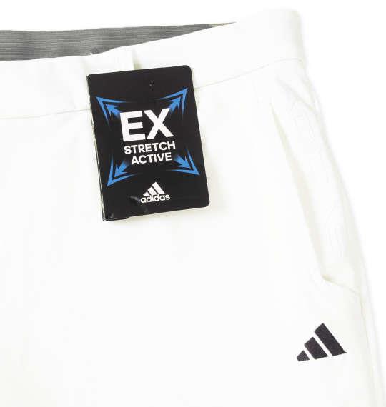 大きいサイズ メンズ adidas golf WIND.RDY EXストレッチアクティブ アンクル パンツ ホワイト 1274-3300-1 104 108